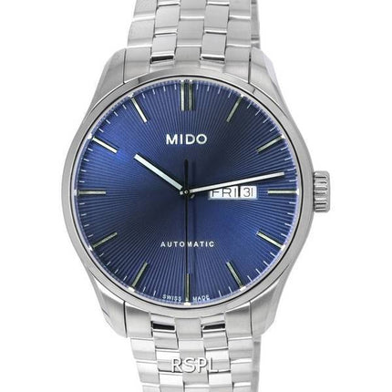 Mido Belluna Sunray Cadran Bleu Automatique M024.630.11.041.00 M0246301104100 Montre Homme