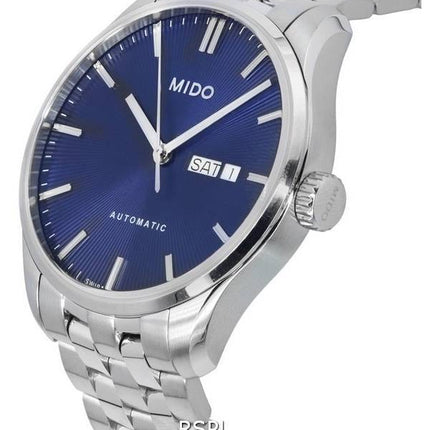 Mido Belluna Sunray Cadran Bleu Automatique M024.630.11.041.00 M0246301104100 Montre Homme