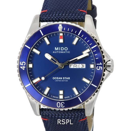 Mido Ocean Star IBA Édition Limitée Cadran Bleu Automatique Diver&#39,s M026.430.17.041.01 M0264301704101 200M Montre Homme