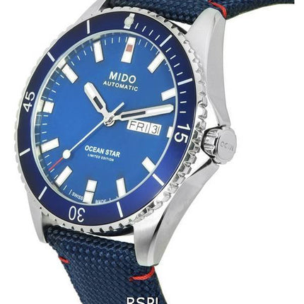 Mido Ocean Star IBA Édition Limitée Cadran Bleu Automatique Diver&#39,s M026.430.17.041.01 M0264301704101 200M Montre Homme