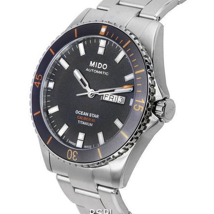 Mido Ocean Star 200 Anthracite Dial Automatic Diver',s M026.430.44.061.00 M0264304406100 200M Montre Homme