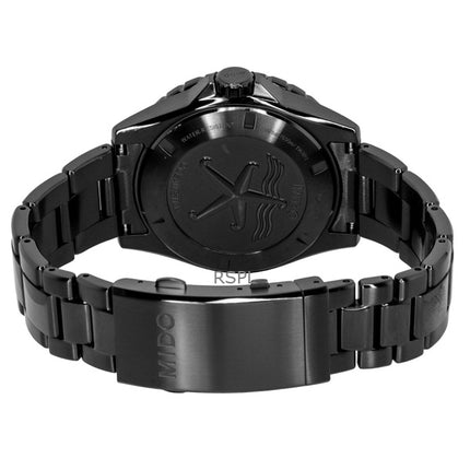 Montre homme Mido Ocean Star 600 Édition Spéciale, cadran noir, automatique, étanche à 600 m, référence M026.608.33.051.00, avec bracelet supplémentaire.