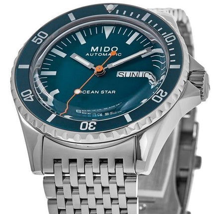 Mido Ocean Star Tribute édition spéciale cadran bleu montre de plongée automatique M026.830.11.041.00 200M pour hommes avec coff