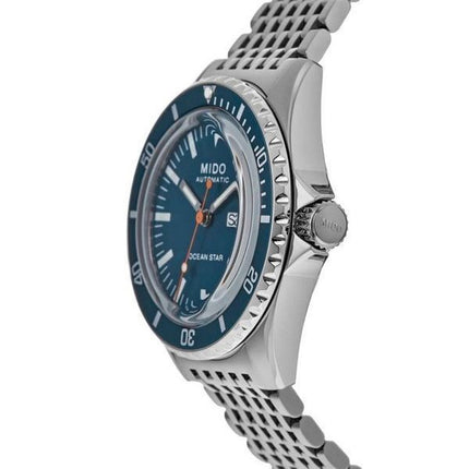 Mido Ocean Star Tribute édition spéciale cadran bleu montre de plongée automatique M026.830.11.041.00 200M pour hommes avec coff