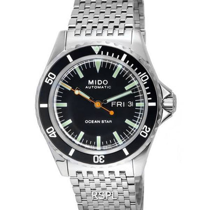 Mido Ocean Star Tribute Special Edition Black Dial Automatic Diver&#39,s M026.830.11.051.00 M0268301105100 200M Montre Homme Ave