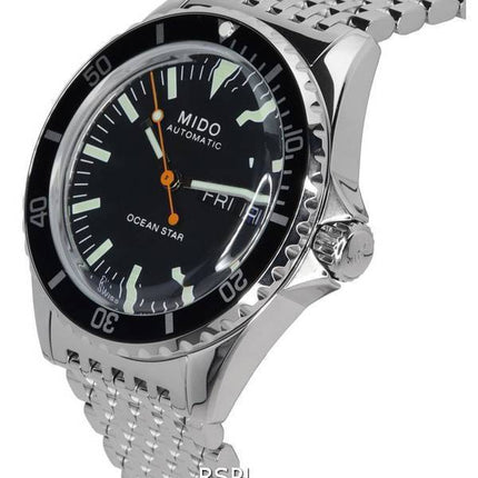 Mido Ocean Star Tribute Special Edition Black Dial Automatic Diver&#39,s M026.830.11.051.00 M0268301105100 200M Montre Homme Ave