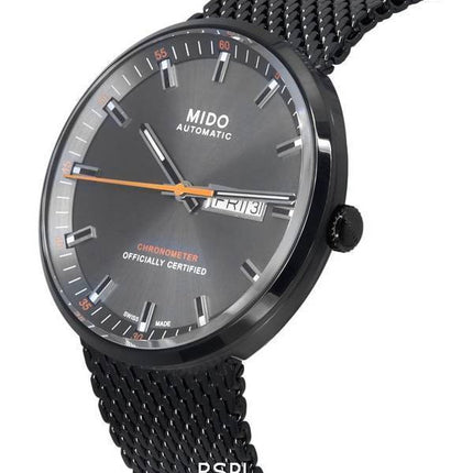 Mido Commander Icone Chronomètre Cadran Anthracite Automatique M031.631.33.061.00 M0316313306100 Montre Homme