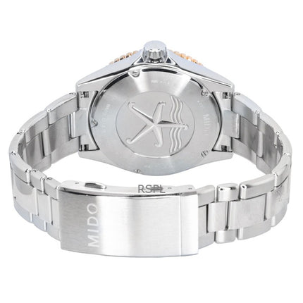 Montre homme Mido Ocean Star 200C en acier inoxydable, cadran noir, automatique, étanche à 200 m (M042.430.21.051.00).