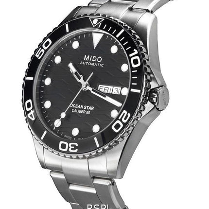 Mido Ocean Star 200C Titane Noir Cadran Automatique Diver's M042.430.44.051.00 M0424304405100 200M Montre Homme
