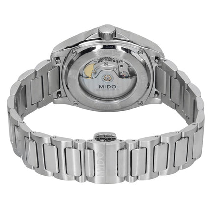 Montre homme Mido Multifort TV Big Date, acier inoxydable, cadran vert, automatique, M049.526.11.091.00, 100 m