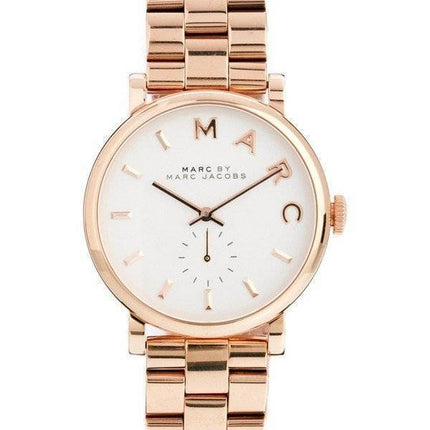 Montre Marc By Marc Jacobs Baker cadran blanc MBM3244 féminin