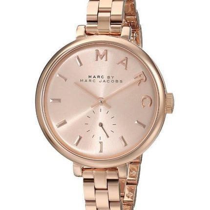 Marc by Marc Jacobs Sally montre Quartz Rose or MBM3364 féminin