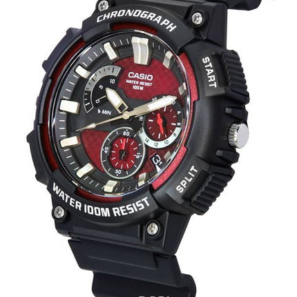Montre Homme Casio Standard Analogique Chronographe Rétrograde Quartz MCW-200H-4A MCW200H-4 100M