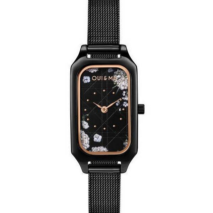 Montre Femme Oui &amp, Me Finette Cadran Gris Foncé Acier Inoxydable Quartz ME010119
