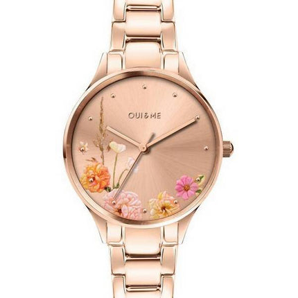 Montre Femme Oui &  Me Petite Bichette Or Rose Acier Inoxydable Quartz ME010217