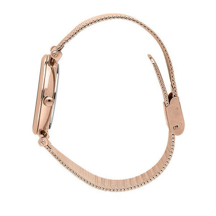 Montre Oui &amp, Me Etoile en acier inoxydable et cadran blanc à quartz ME010297 pour femme