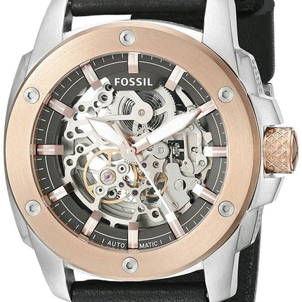 Machine moderne fossile ME3082 squelette automatique montre homme