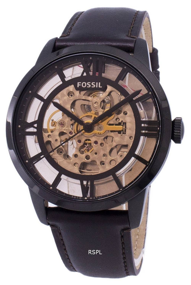 Montre automatique cadran squelette fossile citadin ME3098 masculin