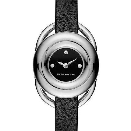 Marc by Marc Jacobs Jerrie Black Leather Strap MJ1445 femmes montre Dial