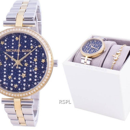 Montre pour femme Michael Kors Maci Diamond Accents Quartz MK1021 avec coffret cadeau