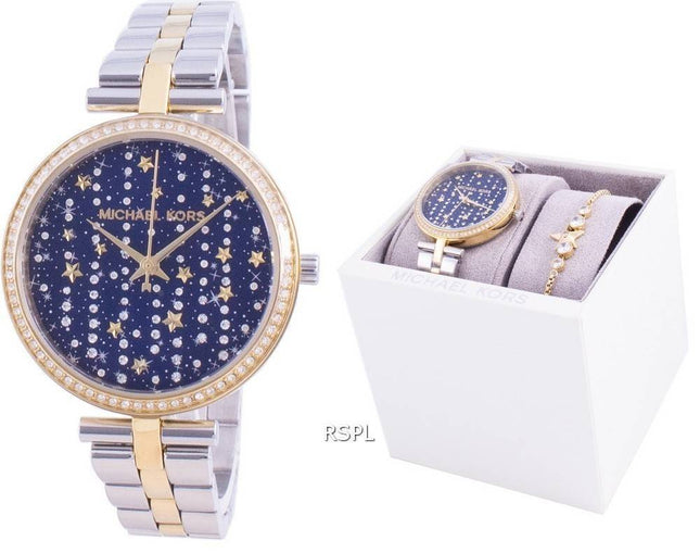 Montre pour femme Michael Kors Maci Diamond Accents Quartz MK1021 avec coffret cadeau