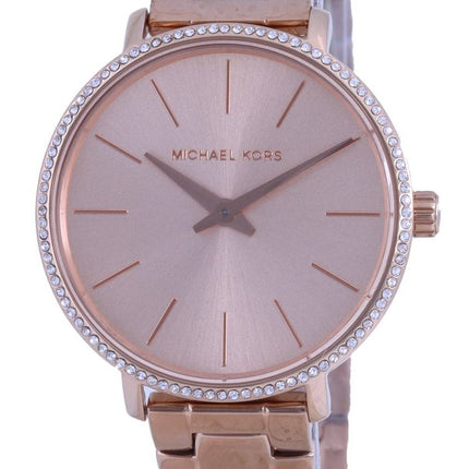 Montre Femme Michael Kors Pyper Cadran Or Rose Quartz MK1040 Avec Coffret Cadeau