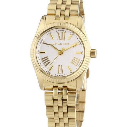 Montre Michael Kors Lexington doré cadran argenté MK3229 féminin