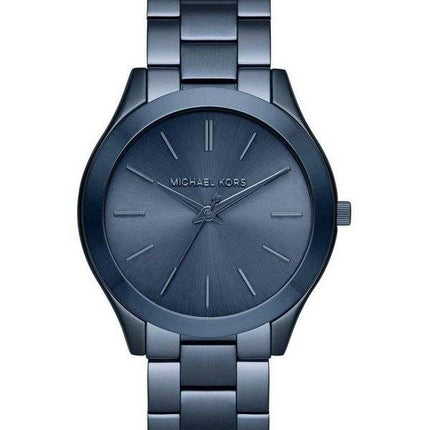 Michael Kors Slim montre cadran bleu piste MK3419 féminin