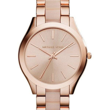 Michael Kors mince piste Rose Gold Tone MK4294 Women Watch