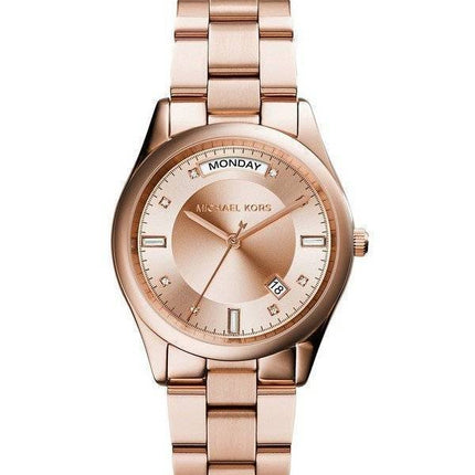 Michael Kors Colette Cristaux Rose d'or Cadran de MK6071 femmes