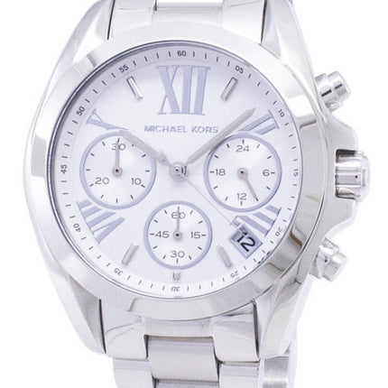 Montre Michael Kors Bradshaw chronographe cadran argenté MK6174 féminin
