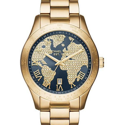 Michael Kors Layton Crystal Pave montre Quartz MK6243 féminin