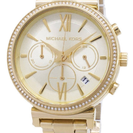 Montre Michael Kors Chronographe Quartz diamant Accent MK6559 féminin