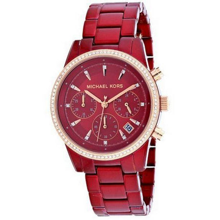 Montre pour homme Michael Kors Ritz MK6665 avec diamants et quartz