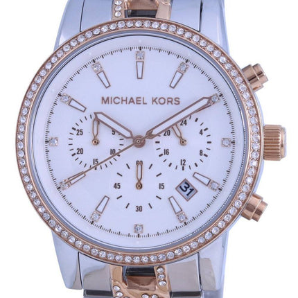 Montre Femme Michael Kors Ritz Crystal Accents Chronographe Quartz MK6938 100M