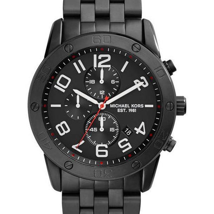 Michael Kors Mercer Chronographe Quartz Ion noire plaqué MK8350 montre homme