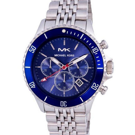 Michael Kors Bayville Chronographe Cadran Bleu Quartz MK8896 Montre Homme fr