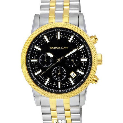 Michael Kors Hutton chronographe cadran noir Quartz Mk8954 montre homme fr