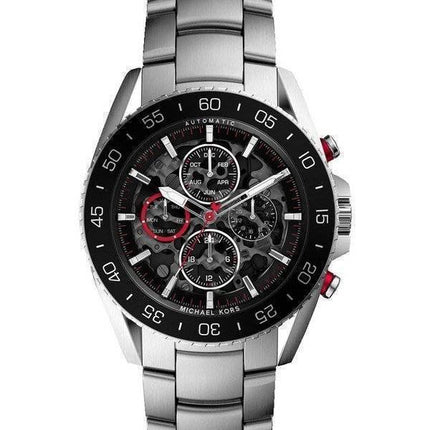 Michael Kors Jetmaster automatique cadran Transparent MK9011 montre homme