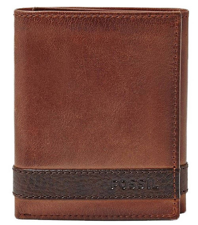 Portefeuille Homme Fossil Quinn Trifold Marron ML3645200