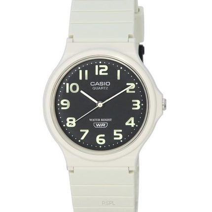 Casio Standard Analogique Bracelet en résine Cadran noir Quartz MQ-24UC-8B MQ24UC-8B Montre unisexe