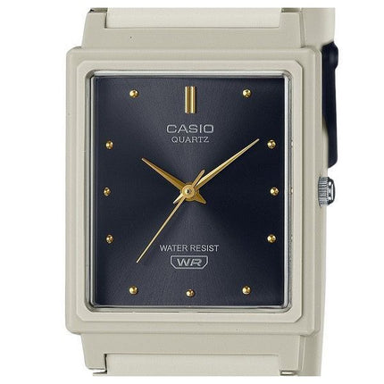 Montre Casio POP analogique bracelet en résine beige cadran noir quartz MQ-38UC-8A pour femme