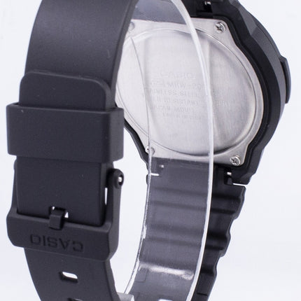Casio Quartz analogique 100M noir résine bracelet MRW-200H-1B2VDF MRW-200H-1B2V montre homme