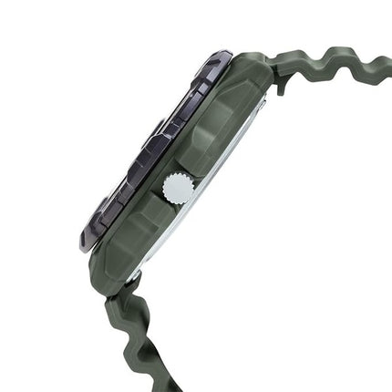 Montre pour homme Casio Analog Army Green Resin Band Quartz MRW-210H-3A MRW210H-3 100M