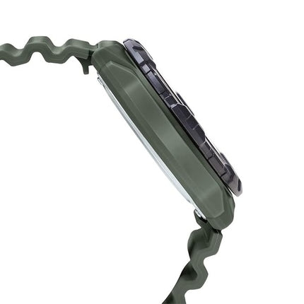 Montre pour homme Casio Analog Army Green Resin Band Quartz MRW-210H-3A MRW210H-3 100M