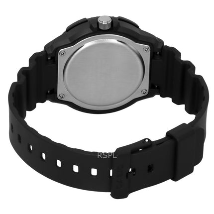 Montre pour homme Casio Standard analogique avec bracelet en résine et cadran noir à quartz MRW-230H-1E1V 100M
