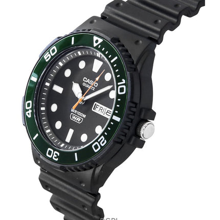 Montre pour homme Casio Standard analogique avec bracelet en résine et cadran noir à quartz MRW-230H-1E3V 100M