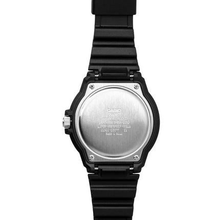 Montre pour homme Casio avec bracelet en résine analogique et cadran bleu à quartz MRW-230H-2EV 100M