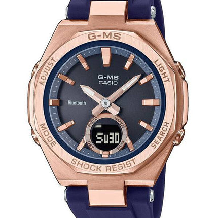 Casio Baby-G Bluetooth Analogique Numérique Résine Quartz MSG-B100G-2A MSGB100G-2 100M Montre Femme