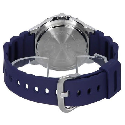Montre pour homme Casio Standard avec bracelet en résine analogique et cadran noir à quartz MTD-125-2A 100M